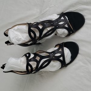 Womens Black dress sandals.